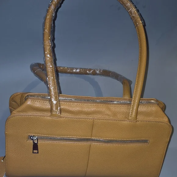 Bostanten Otilia Brown Leather Shoulder Bag for Women - Picture 7 of 11